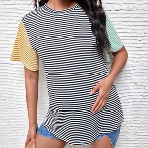 Maternity striped tee